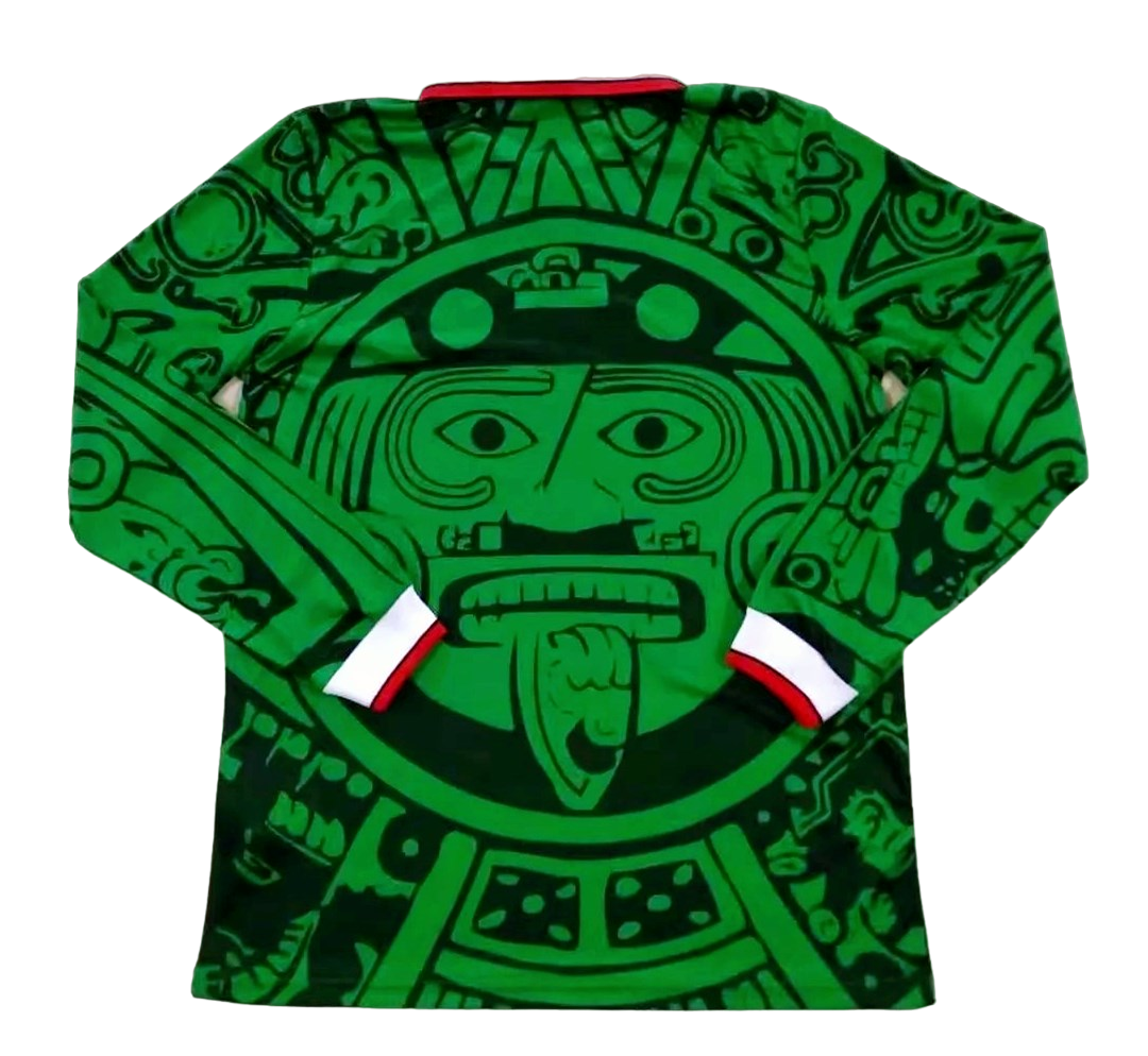 Mexico Retro Long Sleeve 1998 Home (Free Personalisation)