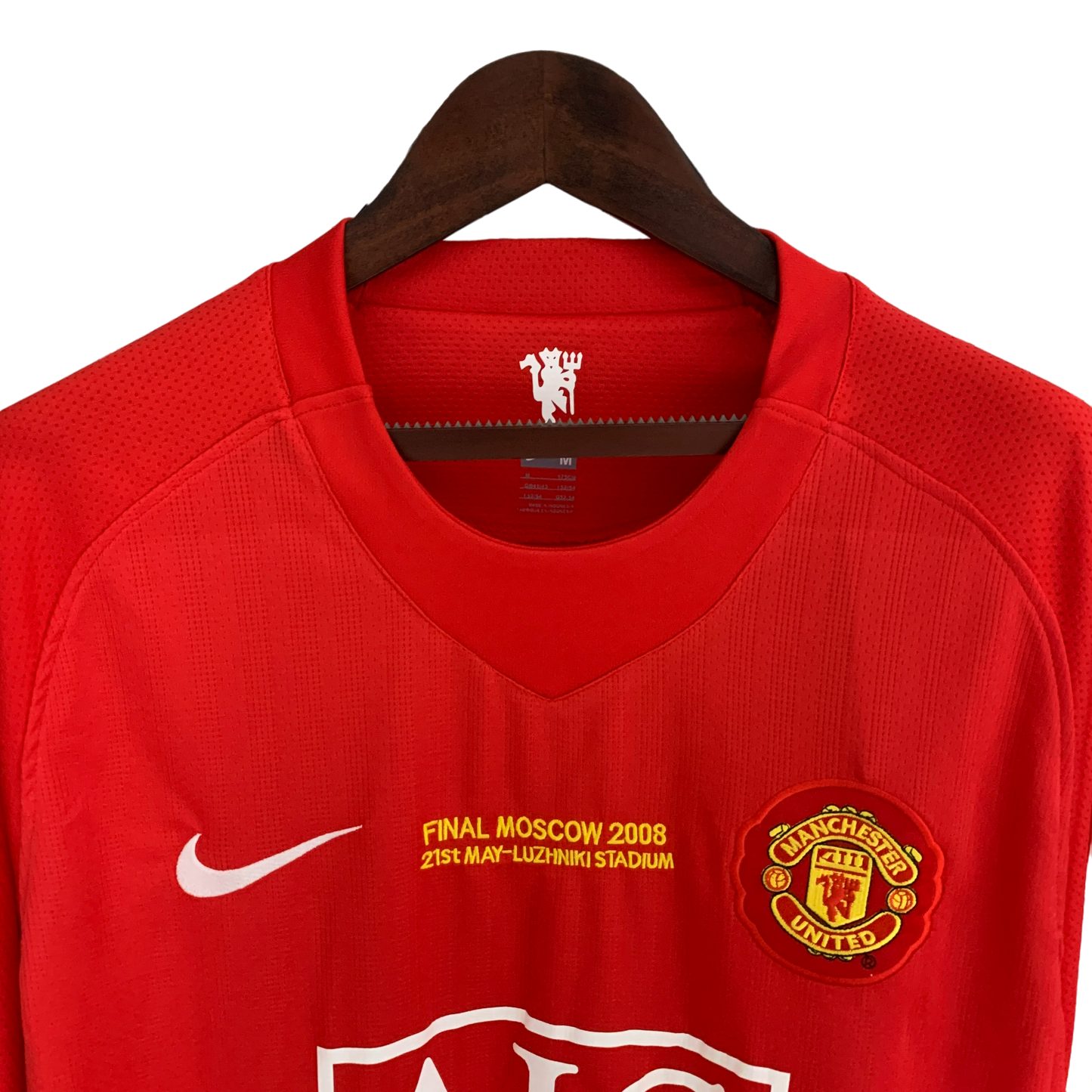 Manchester United Retro 2007/08 Long Sleeve Champions League Version Home (Free Personalisation)