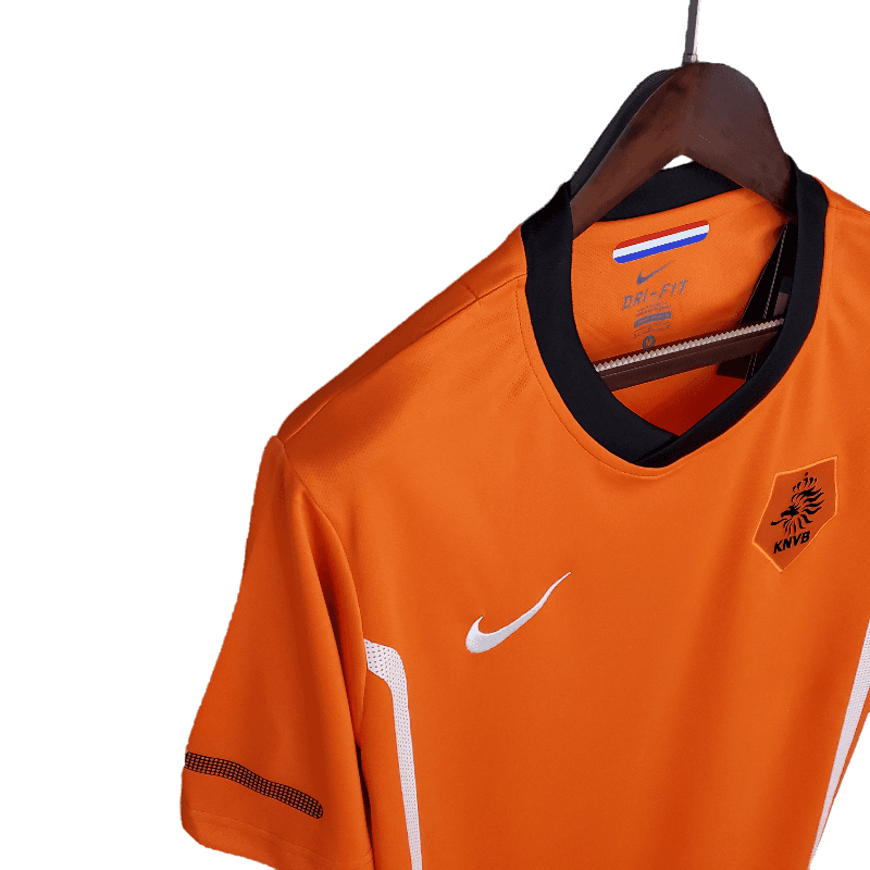 Netherlands Retro 2010 Home (Free Personalisation)