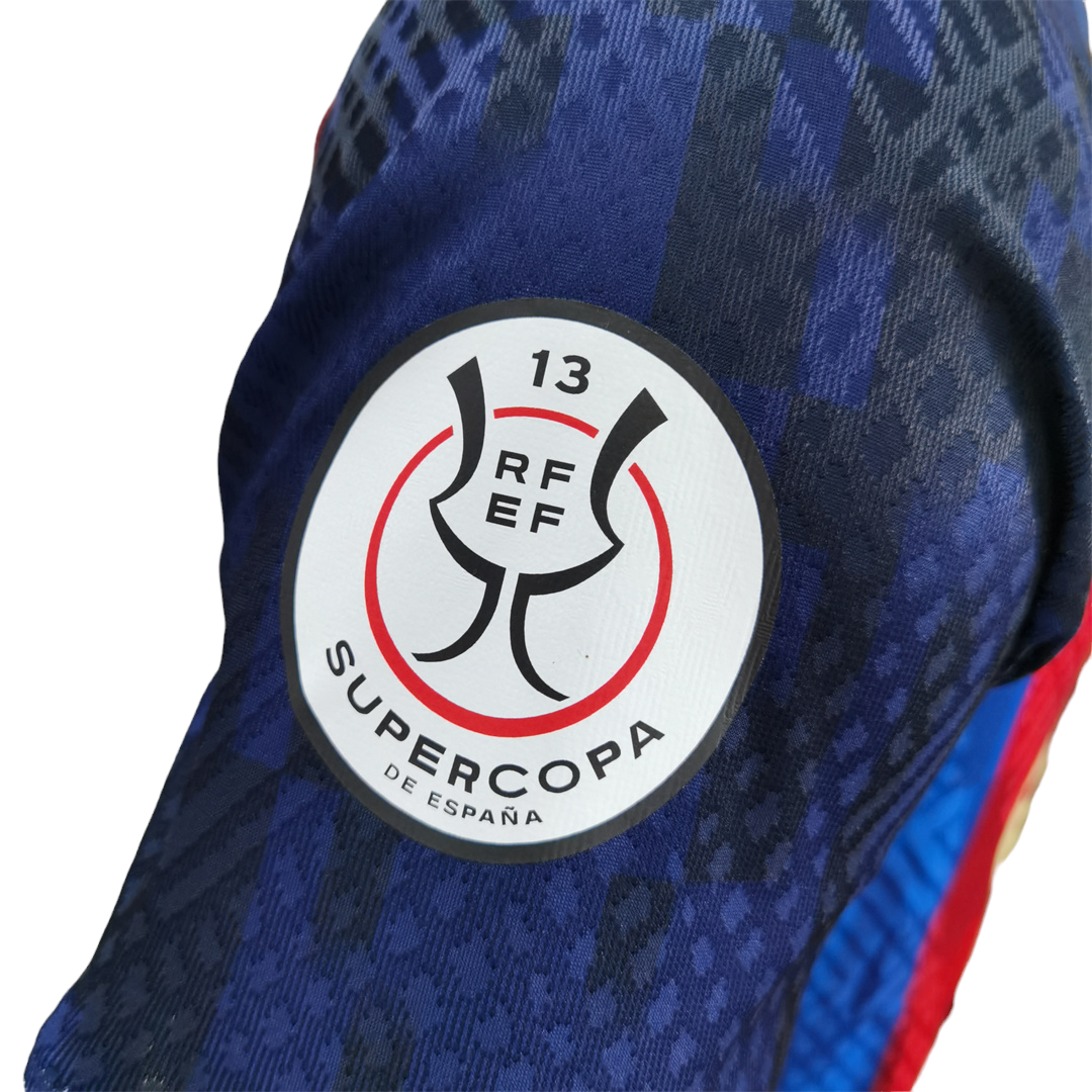 Barcelona 22/23 Home Supercopa de Espana (Free Personalisation)