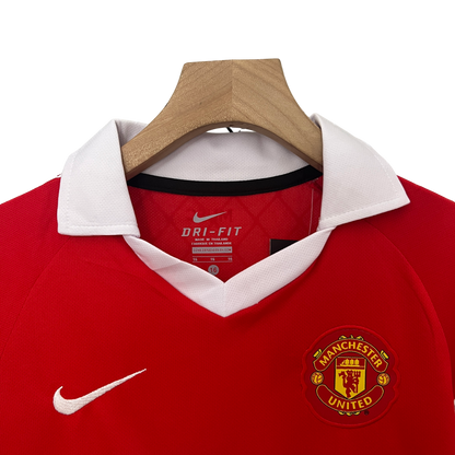 Manchester United Retro 10-11 Kids Home (Free Personalisation)