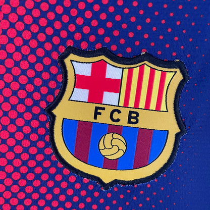 Barcelona Retro Long Sleeve 12/13 Home (Free Personalisation)