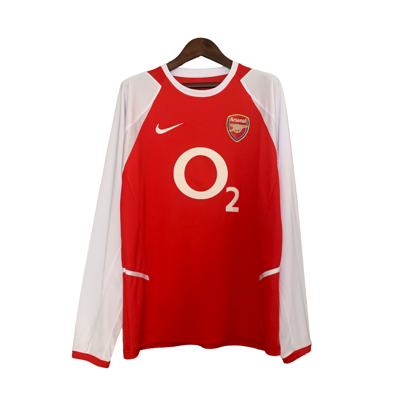 Arsenal Retro 02/04 long sleeve Home (Free Personalisation)