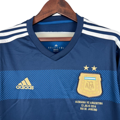 Argentina Retro  2014 Long Sleeve Away (Free Personalisation)