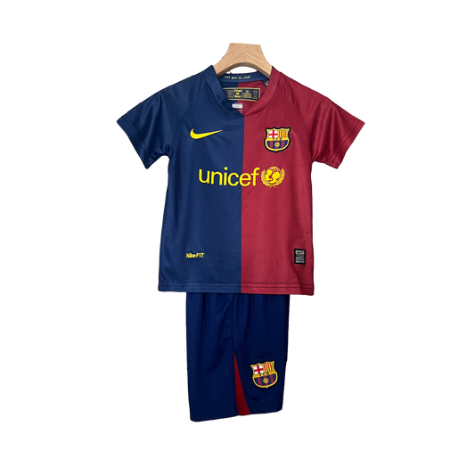Barcelona 08/09 Kids Home (Free Personalisation)