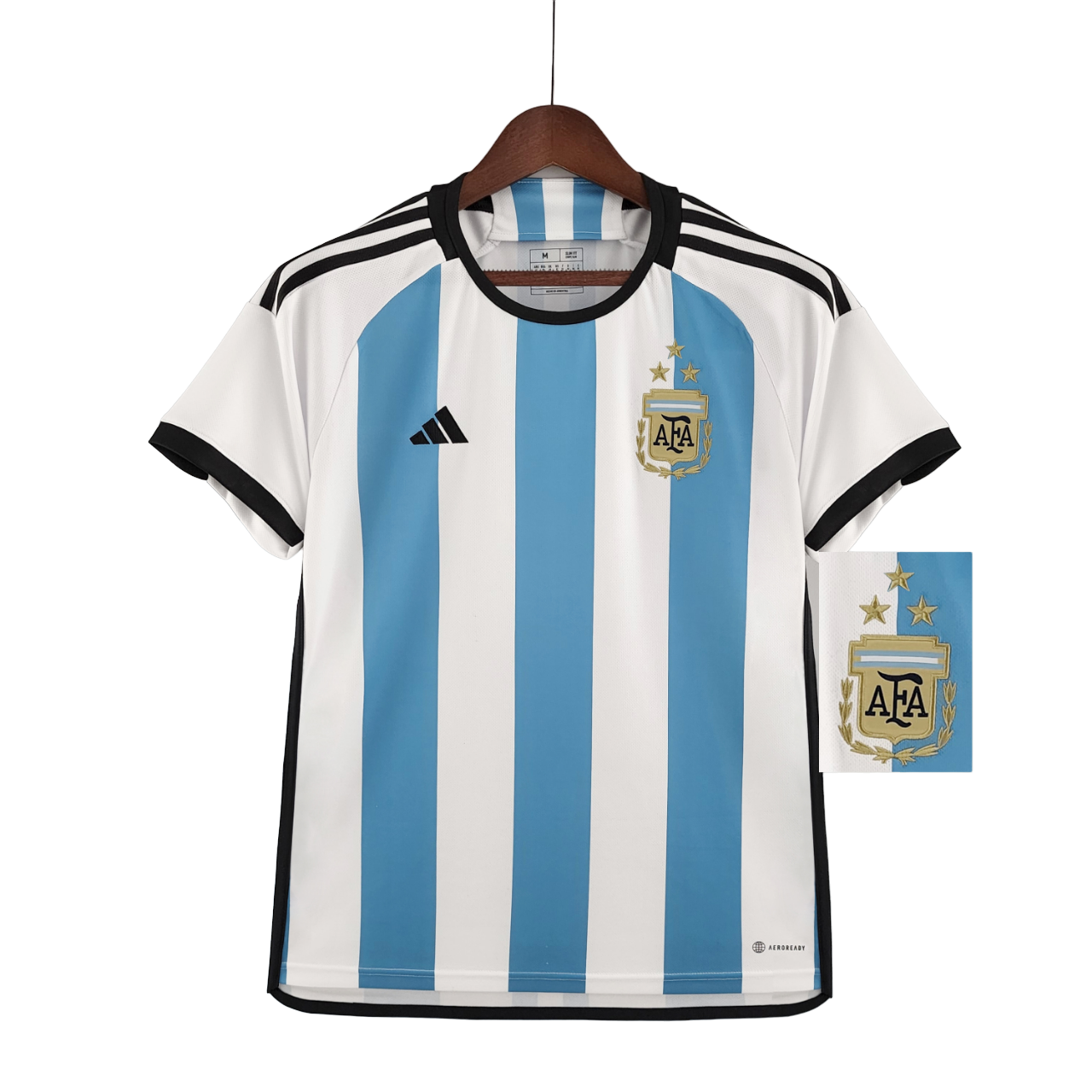 Argentina Retro 2022  World Cup champion 3-star player version (Free Personalisation)