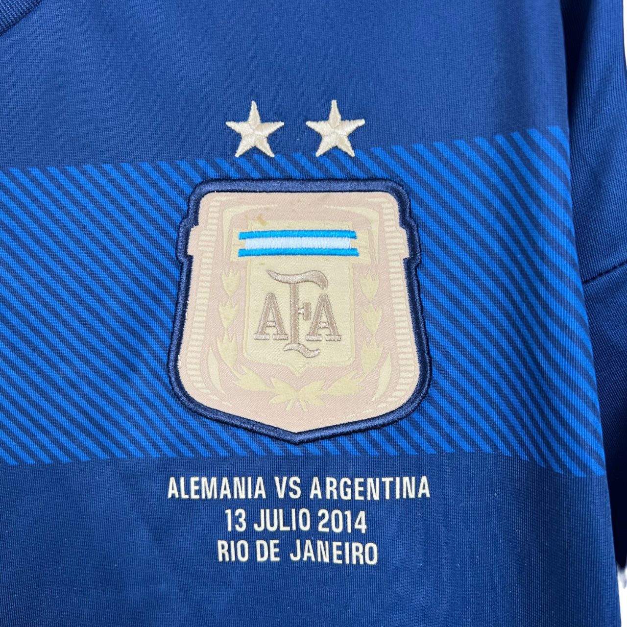 Argentina Retro  2014 Long Sleeve Away (Free Personalisation)