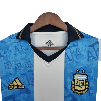 Argentina Retro 2022 Commemorative Edition White Blue (Free Personalisation)
