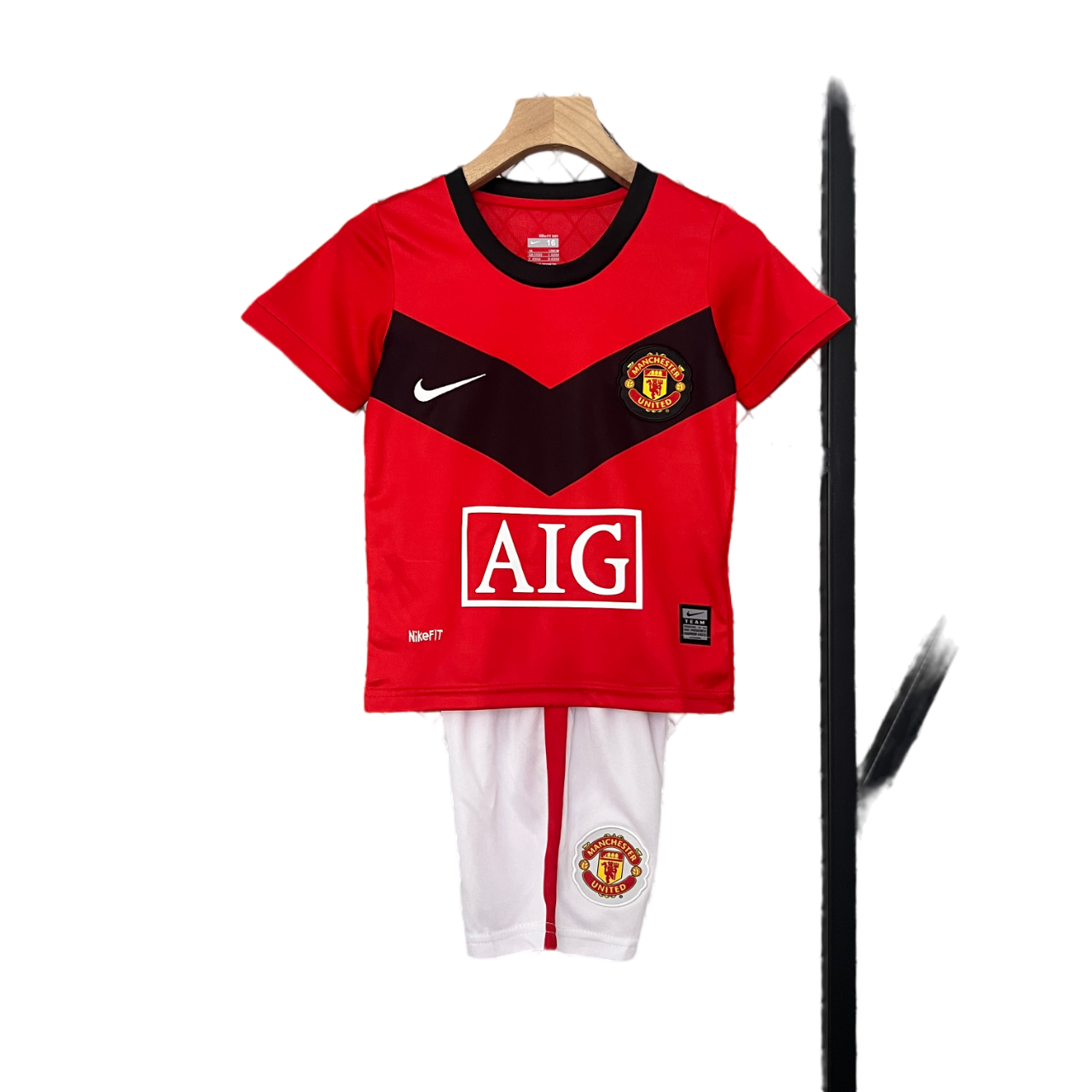 Manchester United  Retro 09-10 Kids Home (Free Personalisation)