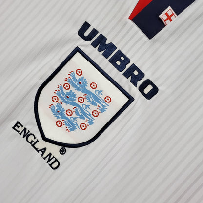 England Retro Long Sleeve 1998 Home (Free Personalisation)