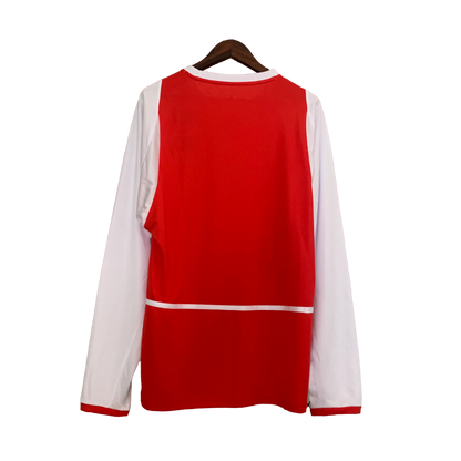 Arsenal Retro 02/04 long sleeve Home (Free Personalisation)