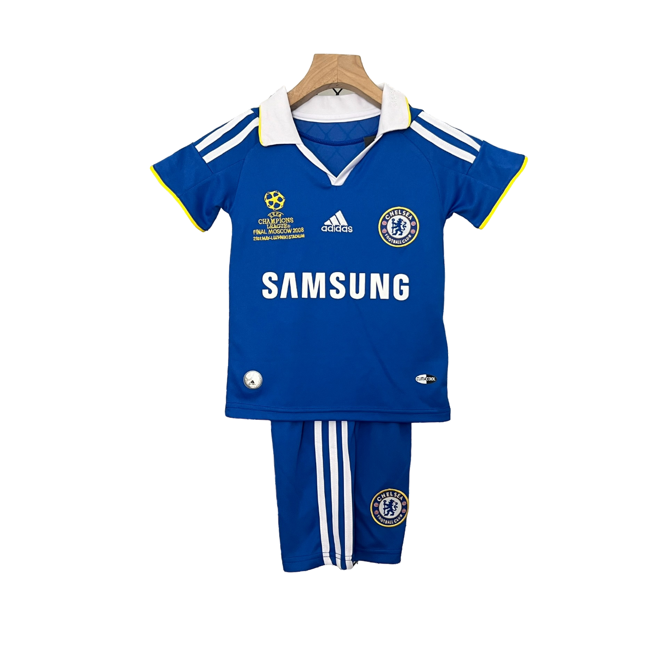 Chelsea Retro 08-09 Kids Champions League Home (Free Personalisation)