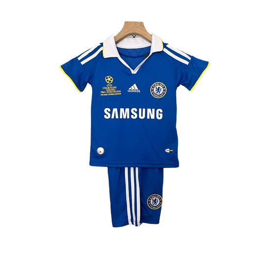 Chelsea Retro 08-09 Kids Champions League Home (Free Personalisation)