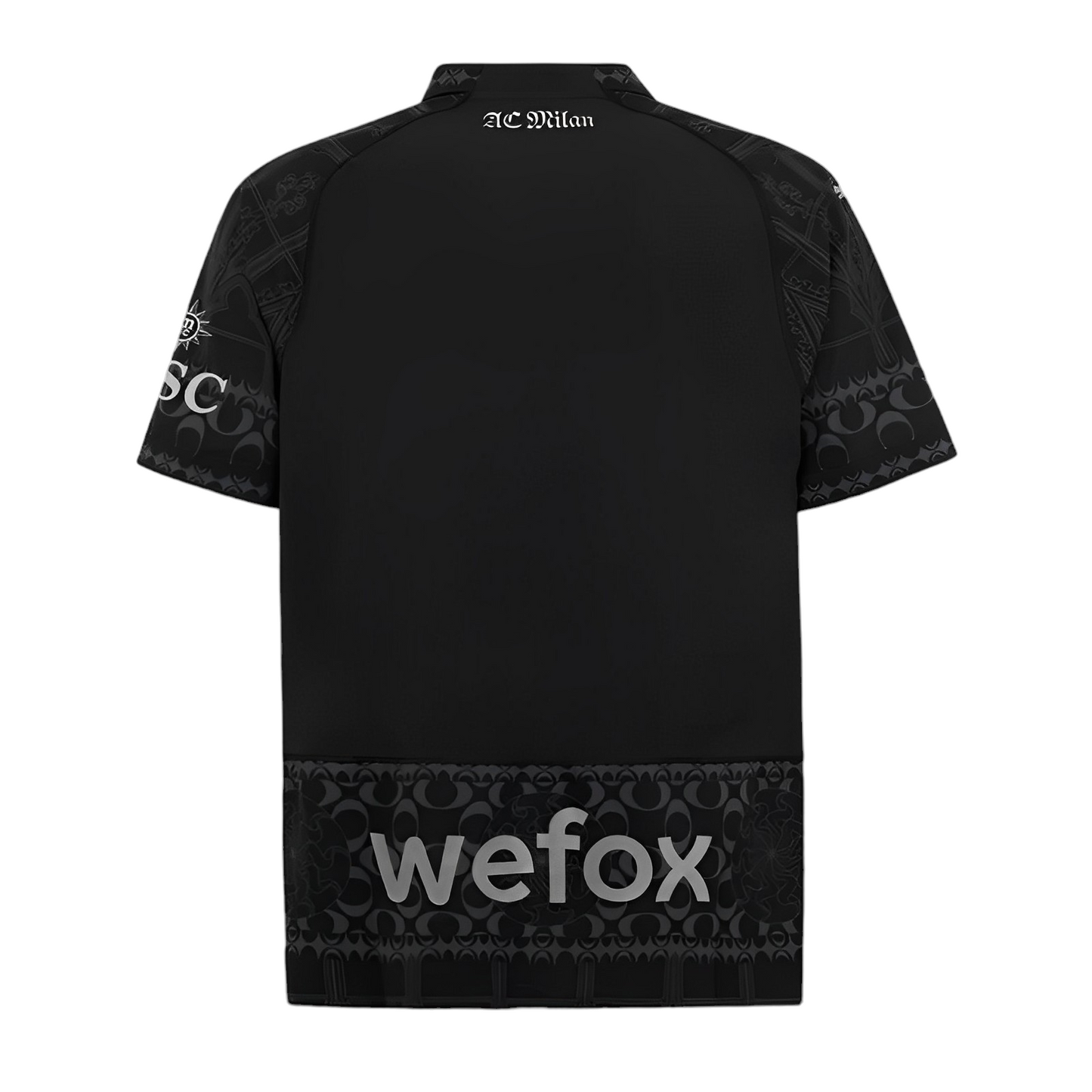 AC Milan x Pleasures 23/24 Black (Free Personalisation)