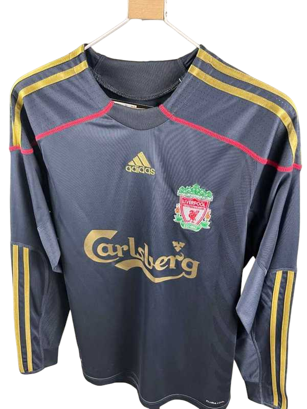 Liverpool Retro Long Sleeve 09/10 Away (Free Personalisation)