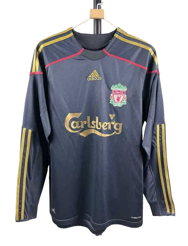 Liverpool Retro Long Sleeve 09/10 Away (Free Personalisation)