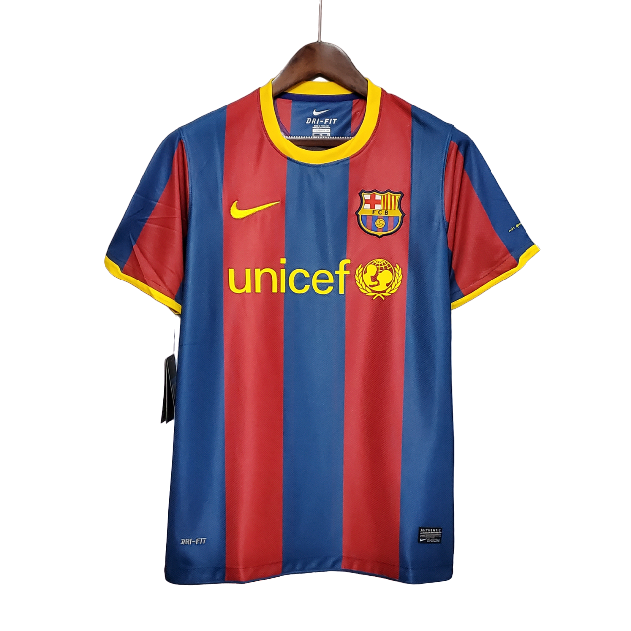 Barcelona Retro 10/11 Home (Free Personalisation)