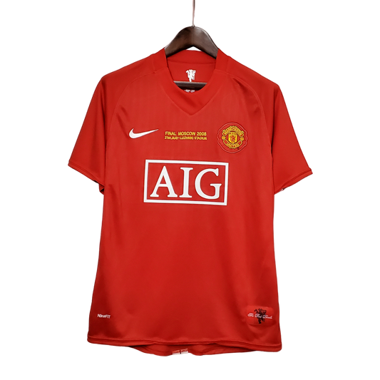 Manchester United Retro 2007/08 Champions League Version Home (Free Personalisation)