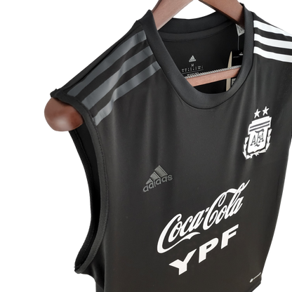Argentina Vest Training Suit Black (Free Personalisation)