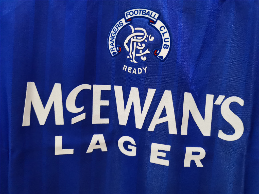 Rangers Retro 92/94 Home (Free Personalisation)