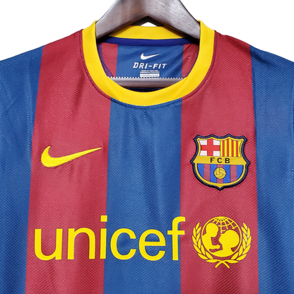 Barcelona Retro 10/11 Home (Free Personalisation)