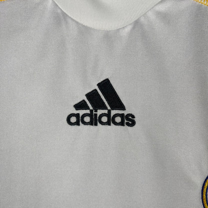 Real Madrid Retro 2009/10 Long Sleeve Home (Free Personalisation)