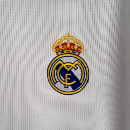 Real Madrid Retro 2019/20 Long Sleeve Home (Free Personalisation)