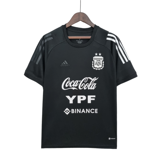 Argentina Retro  Training Suit Black (Free Personalisation)