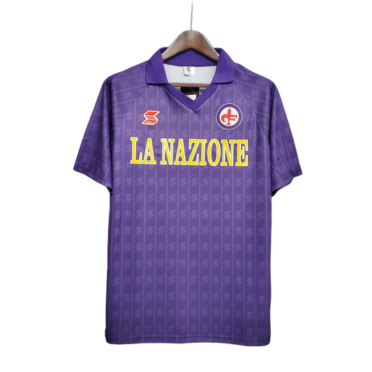 Fiorentina Retro 1989-90  Home (Free Personalisation)
