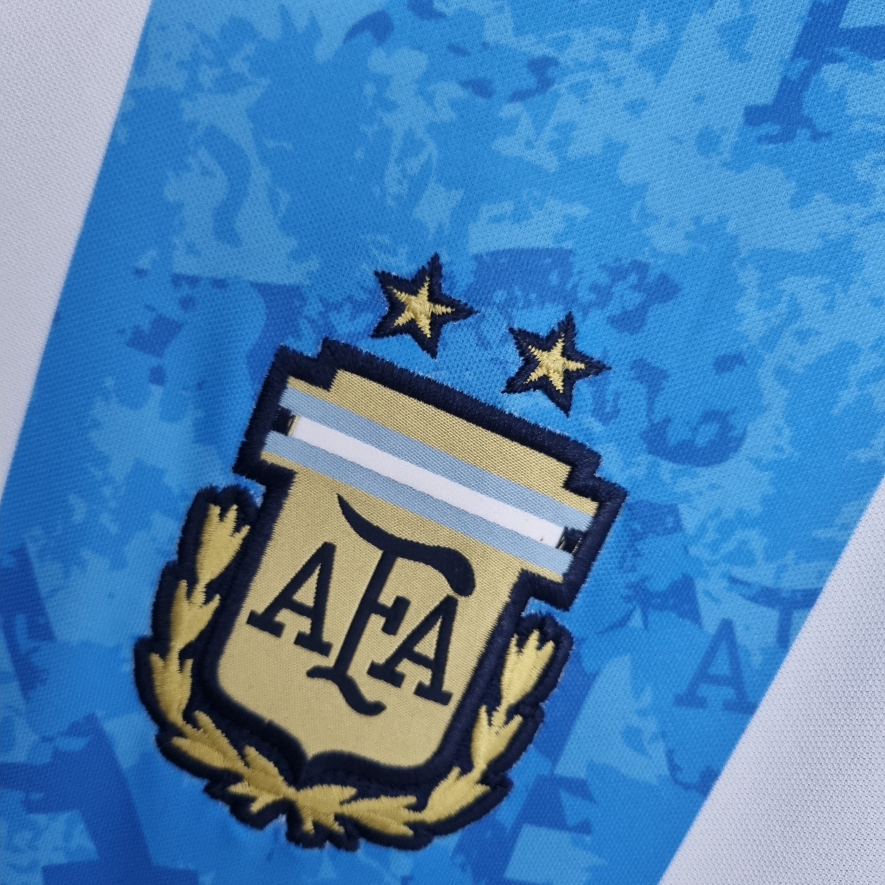 Argentina Retro 2022 Commemorative Edition White Blue (Free Personalisation)