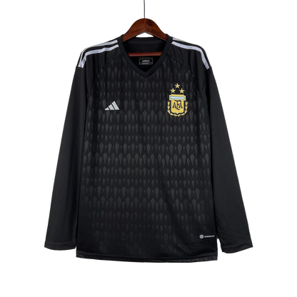 Argentina 2023 Long Sleeve Goalkeeper Black (Free Personalisation)