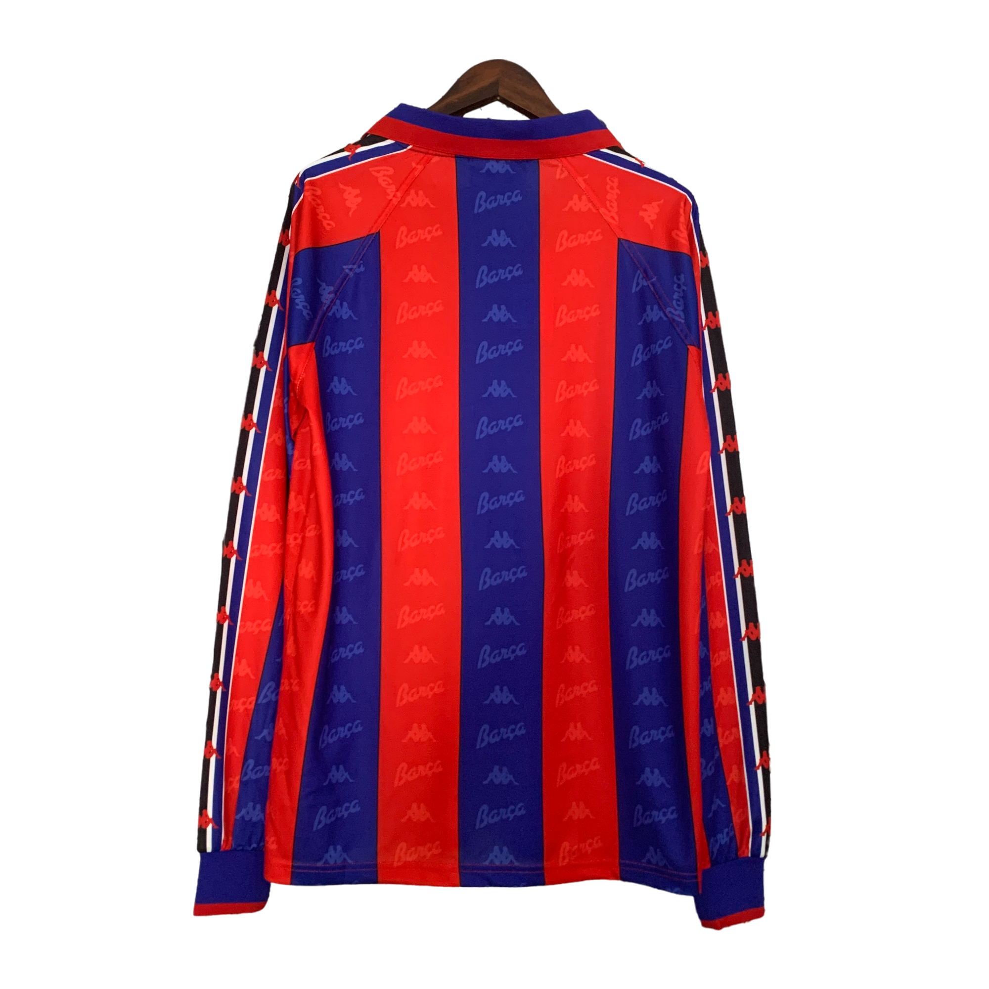 Barcelona Retro Long Sleeve 96/97 Home (Free Personalisation) (Free Personalisation)