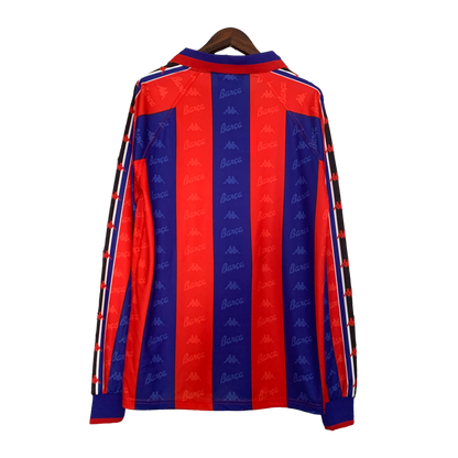 Barcelona Retro Long Sleeve 96/97 Home (Free Personalisation) (Free Personalisation)