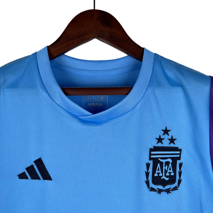 Argentina 2023 Vest Training Wear Blue (Free Personalisation)