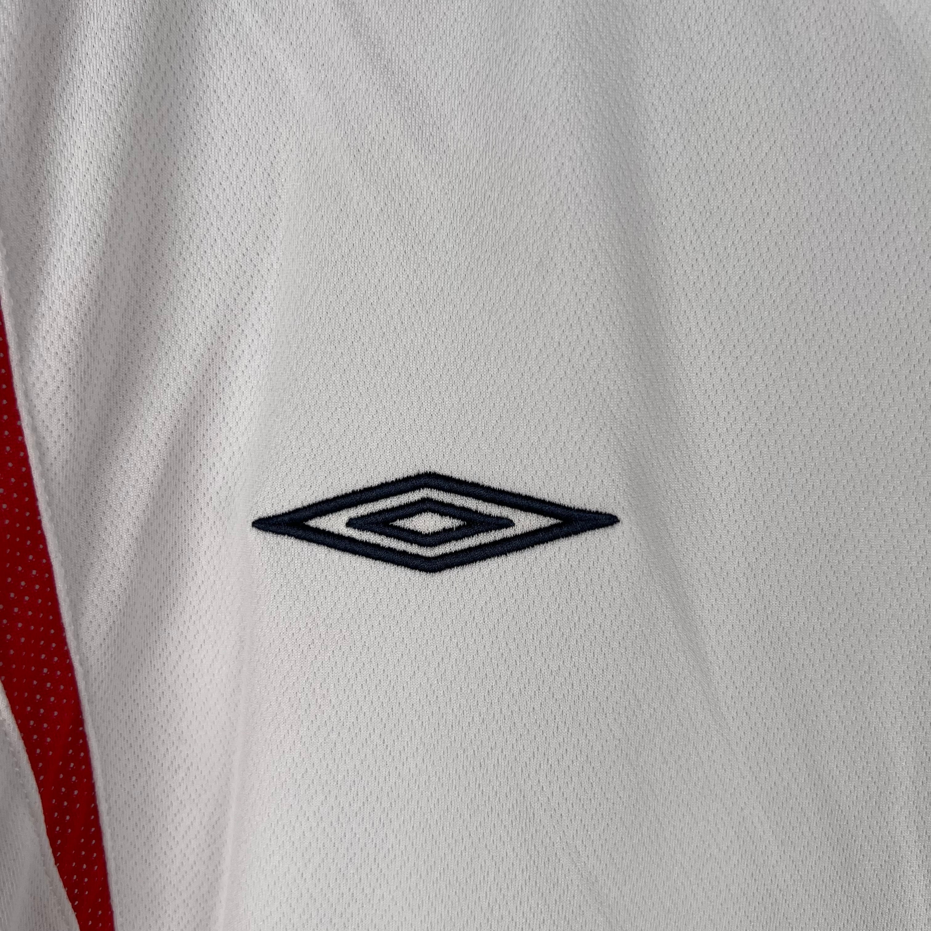 England Retro Long Sleeve 2006 Home (Free Personalisation)