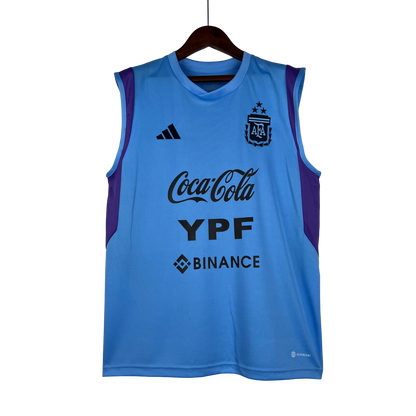 Argentina 2023 Vest Training Wear Blue (Free Personalisation)