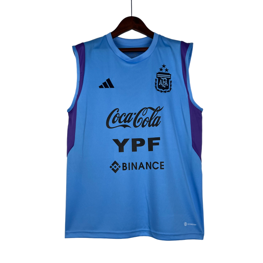 Argentina 2023 Vest Training Wear Blue (Free Personalisation)