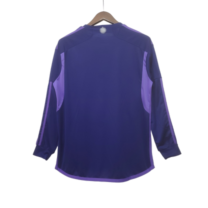 Argentina Retro 2022 Long Sleeve  Away (Free Personalisation)