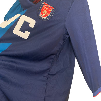Arsenal Retro 95/96  long sleeve away (Free Personalisation)