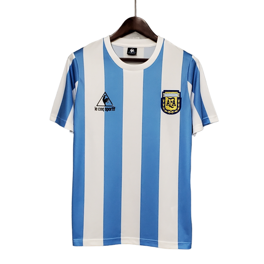Argentina Retro 1986 Home (Free Personalisation)