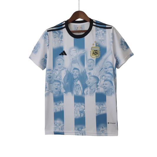 Argentina Retro 2022 Champion Commemorative Edition (Free Personalisation)