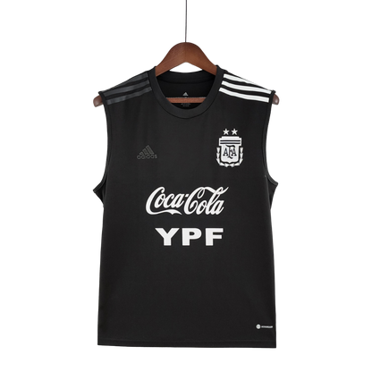 Argentina Vest Training Suit Black (Free Personalisation)