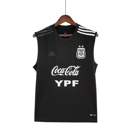 Argentina Vest Training Suit Black (Free Personalisation)
