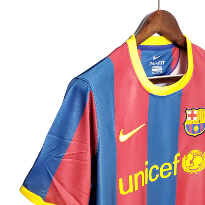 Barcelona Retro 10/11 Home (Free Personalisation)