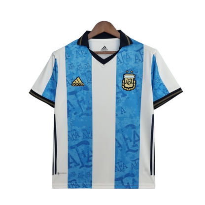 Argentina Retro 2022 Commemorative Edition White Blue (Free Personalisation)