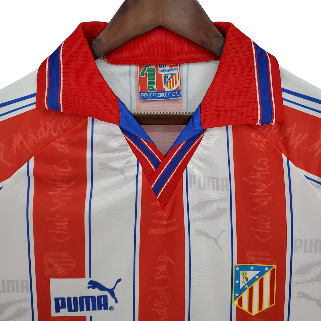 Atletico Madrid Retro 96/97 home (Free Personalisation)