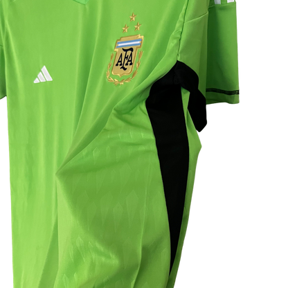 Argentina Retro 2023  3 Star Goalkeeper Green (Free Personalisation)