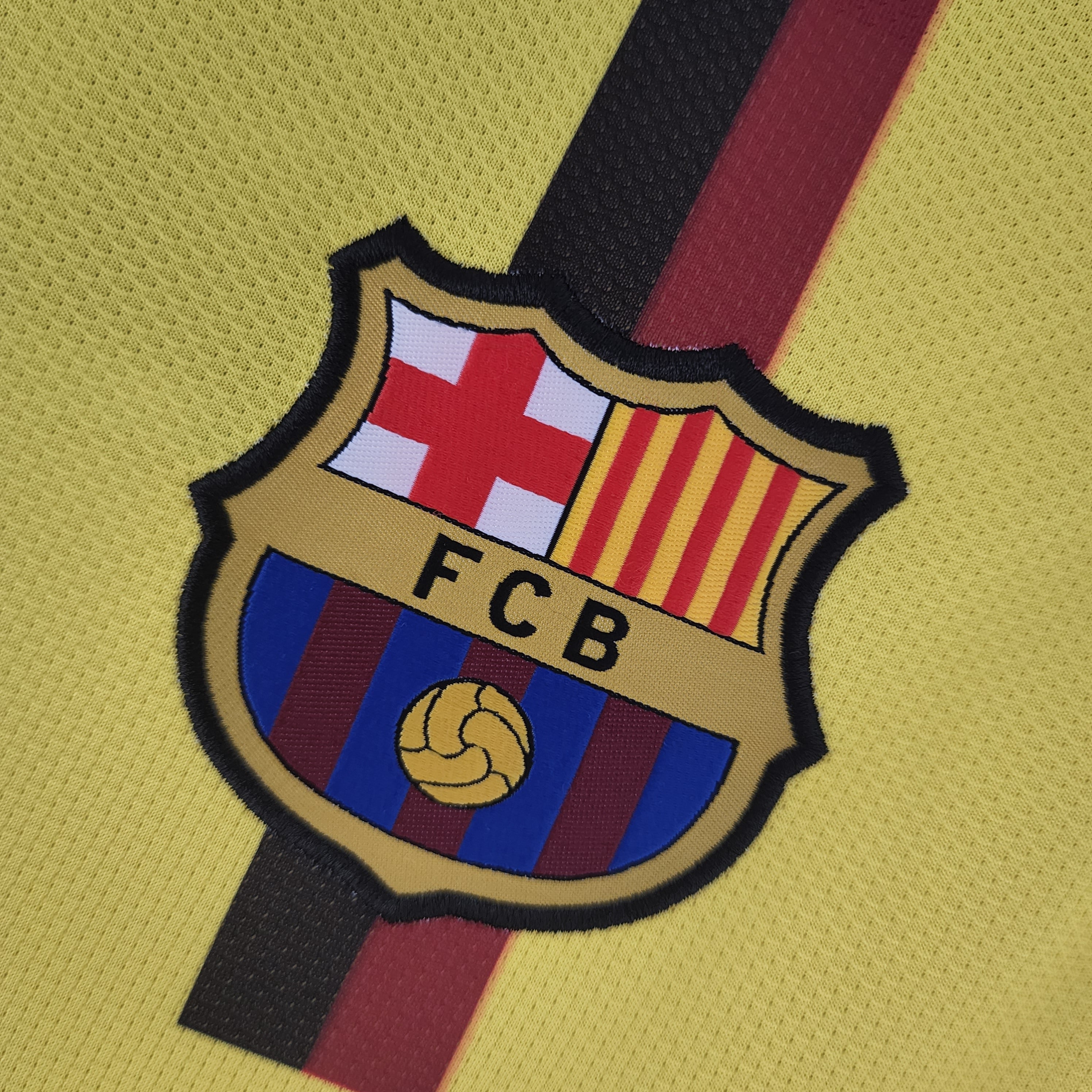 Barcelona Retro Long Sleeve 08/09 Away (Free Personalisation)