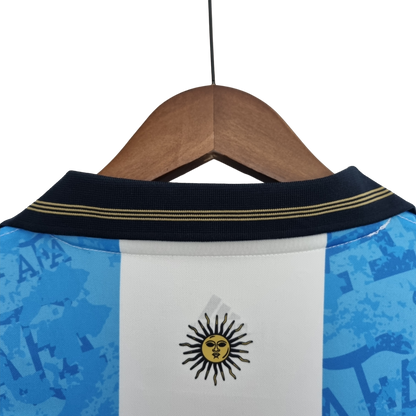 Argentina Retro 2022 Commemorative Edition White Blue (Free Personalisation)
