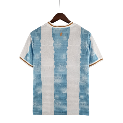 Argentina Retro 2022 Commemorative Edition White Blue (Free Personalisation)